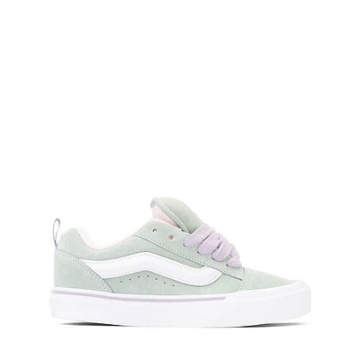 Vans Knu Skool Skate Shoe - Big Kid Olive / Lilac