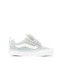 Vans Knu Skool Skate Shoe - Big Kid Olive / Lilac