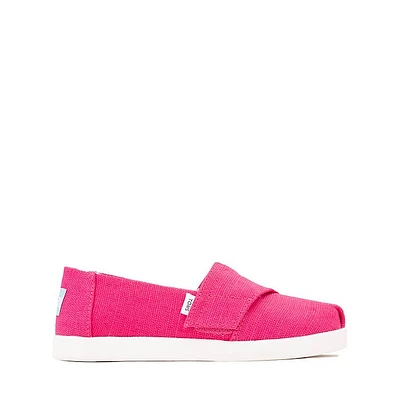 TOMS Alpargata Slip-On Casual Shoe - Little Kid / Big Fuchsia