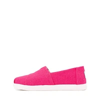 TOMS Alpargata Slip-On Casual Shoe - Little Kid / Big Fuchsia