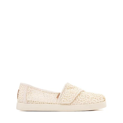 TOMS Alpargata Crochet Slip-On Casual Shoe