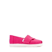 TOMS Alpargata Slip-On Casual Shoe - Baby / Toddler Little Kid Fuchsia