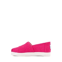 TOMS Alpargata Slip-On Casual Shoe - Baby / Toddler Little Kid Fuchsia