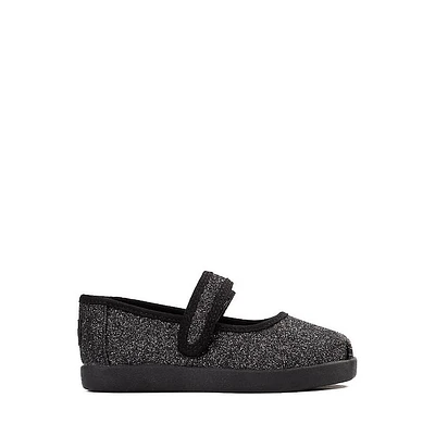 TOMS Nora Mary Jane Casual Shoe - Baby / Toddler / Little Kid - Black Iridescent Glimmer