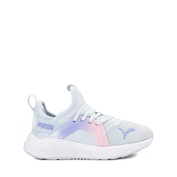 PUMA Softride Enzo 5 Alternate Closure Athletic Shoe - Little Kid / Big Icy Blue White