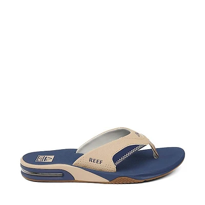 Mens Reef Fanning Sandal - Tan / Navy