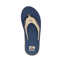 Mens Reef Fanning Sandal - Tan / Navy
