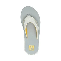Mens Reef Fanning Sandal - Yellow / Grey