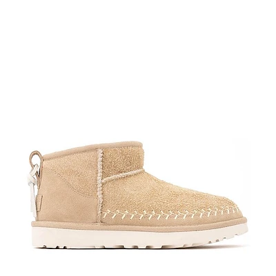 Womens UGG® Classic Ultra Mini Biarritz Boot - Mustard Seed
