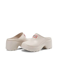 Womens Hunter Anika Wedge Clog - Ivory