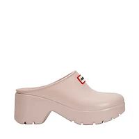 Womens Hunter Anika Wedge Clog - Light Natural