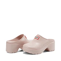 Womens Hunter Anika Wedge Clog - Light Natural