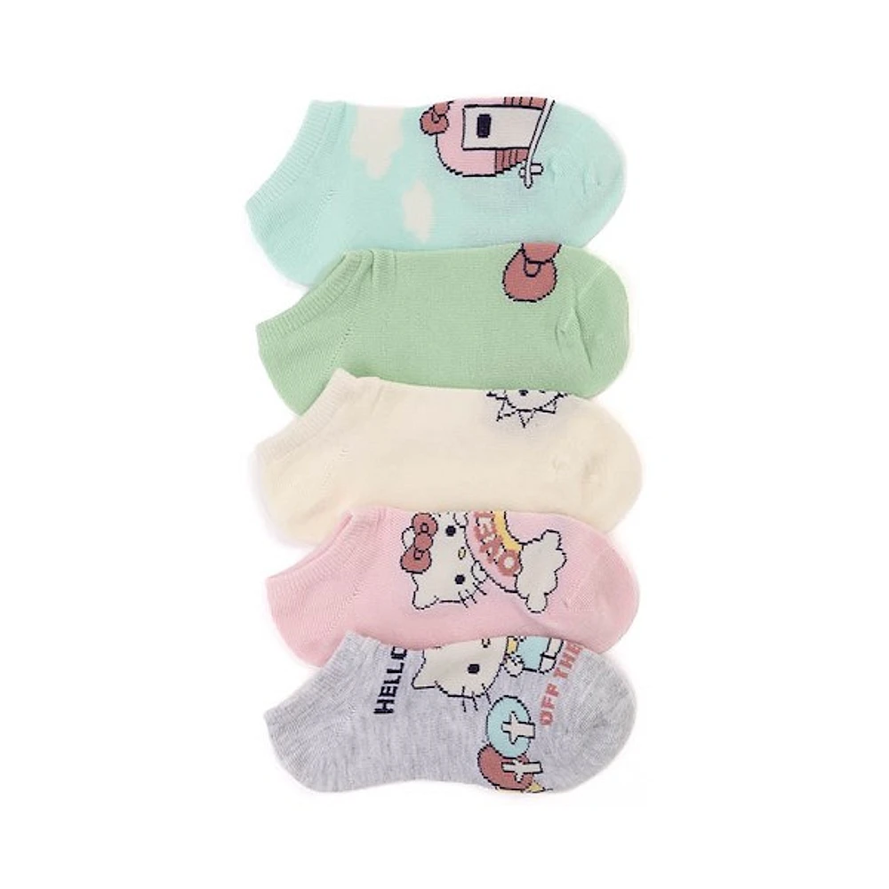 Hello Kitty® Off The Grid Low Socks 5 Pack - Little Kid - Multicolor