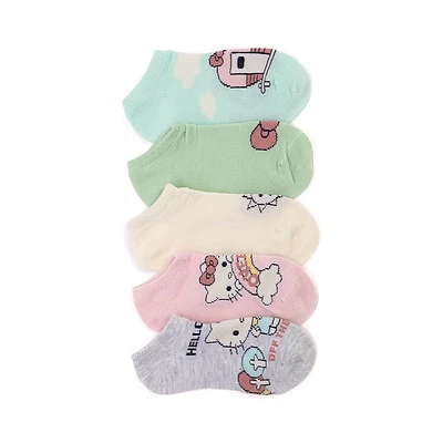 Hello Kitty® Off The Grid Low Socks 5 Pack - Little Kid - Multicolor