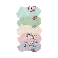 Hello Kitty® Off The Grid Low Socks 5 Pack - Little Kid - Multicolor