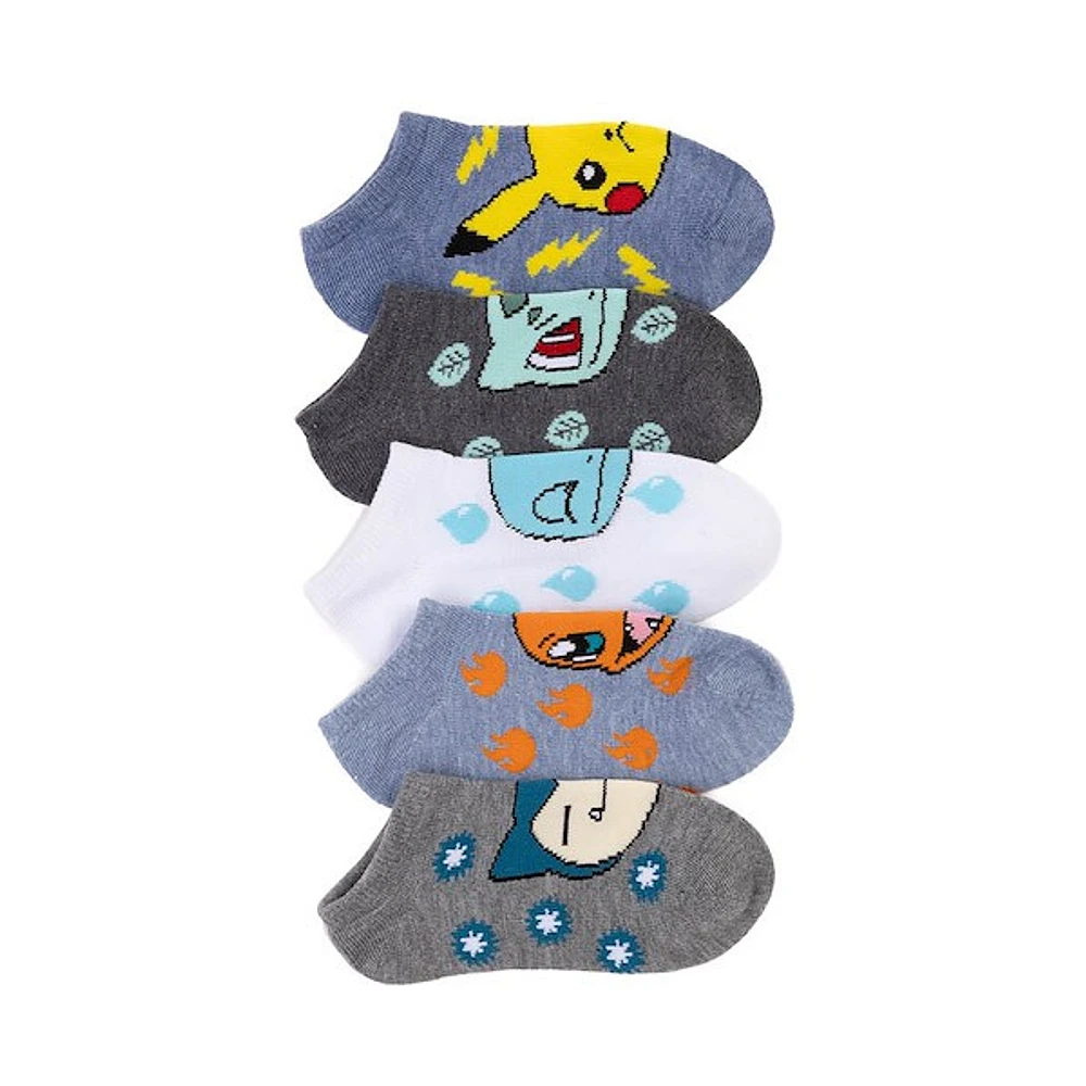 Pokémon Low Socks 5 Pack - Little Kid - Multicolor