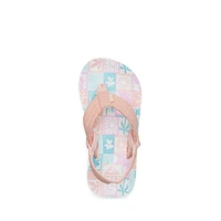Reef Ahi Sandal - Baby / Toddler / Little Kid - Pink Birdie Num Num