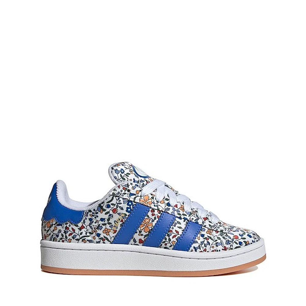 adidas x Liberty London Campus '00s Athletic Shoe - Big Kid Blue / Multicolor Off White
