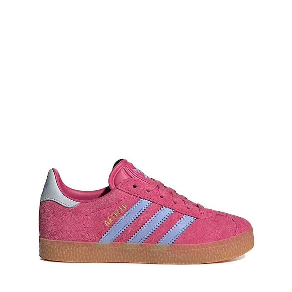 adidas Gazelle Athletic Shoe - Little Kid - Shock Pink / Blue Spark / Halo Blue
