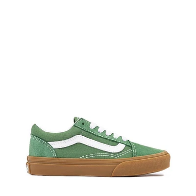 Vans Old Skool Skate Shoe - Little Kid Green