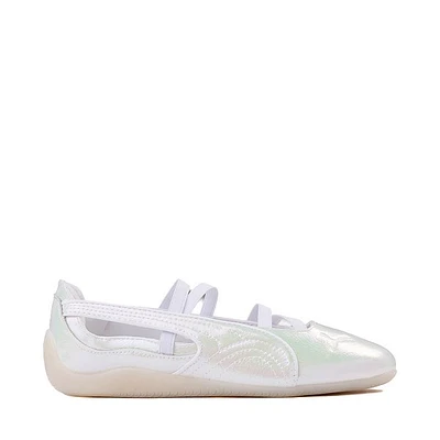 Womens PUMA Speedcat Ballet Sneaker -White / Pearlized