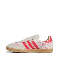 Womens adidas x Liberty London Samba OG Athletic Shoe - Cloud White / Cream Better Scarlet