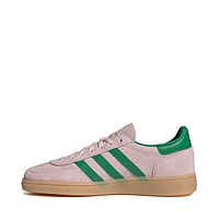 Womens adidas Handball Spezial Athletic Shoe - Clear Pink / Green Gold Metallic