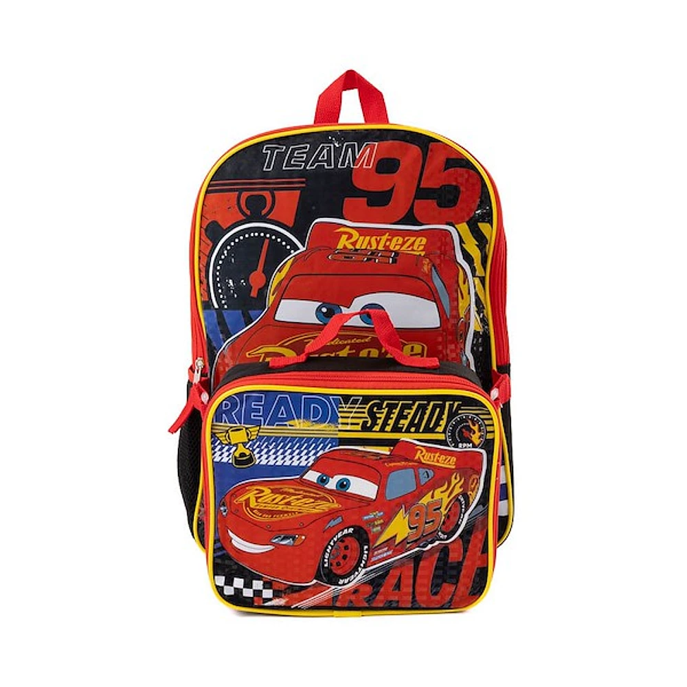 Disney Pixar Cars Backpack Set - Red