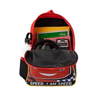 Disney Pixar Cars Backpack Set - Red
