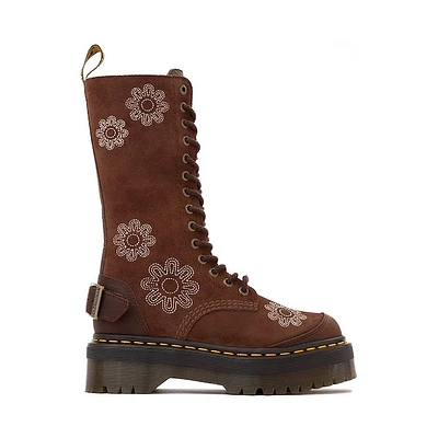 Womens Dr. Martens 1B99 Dunnet Flower Mid-Calf Boot - Dark Brown
