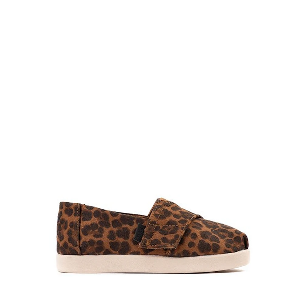 TOMS Alpargata Slip-On Casual Shoe - Baby / Toddler Leopard