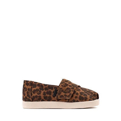 TOMS Alpargata Slip-On Casual Shoe - Baby / Toddler Leopard