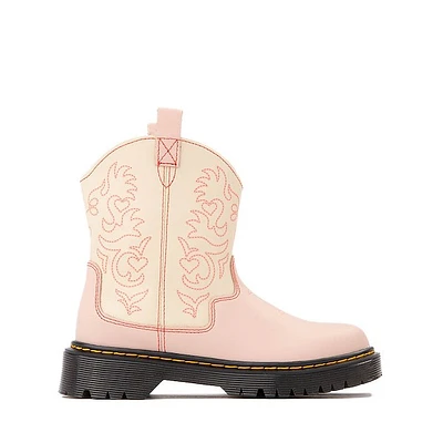 Dr. Martens Strixton Boot - Little Kid / Big Powder Pink Cloud Cream