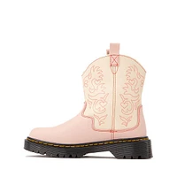 Dr. Martens Strixton Boot - Little Kid / Big Powder Pink Cloud Cream