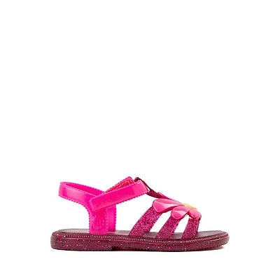 Mini Melissa Hip Bloomy Sandal - Toddler / Little Kid Pink