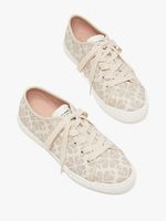 Vale Spade Flower Coated Canvas Sneakers