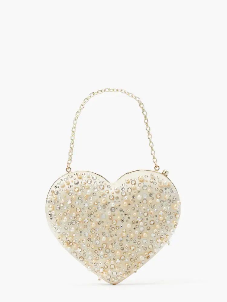 Kate Spade Bridal Embellished 3d Heart Clutch | The Summit
