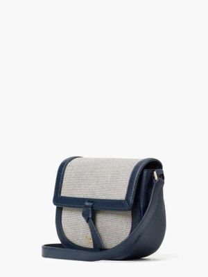 Knott Canvas Medium Saddle Bag