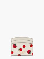 Spencer Tomato Dot Embellished Cardholder