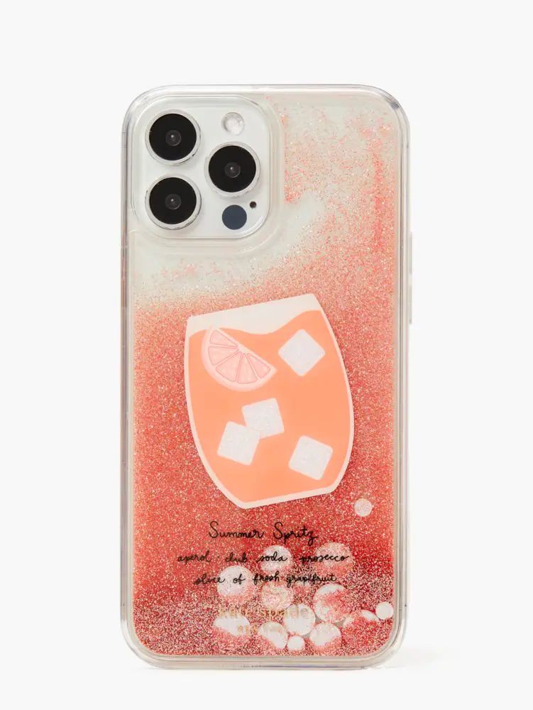 Campari Liquid Glitter iPhone 13 Pro Max Case