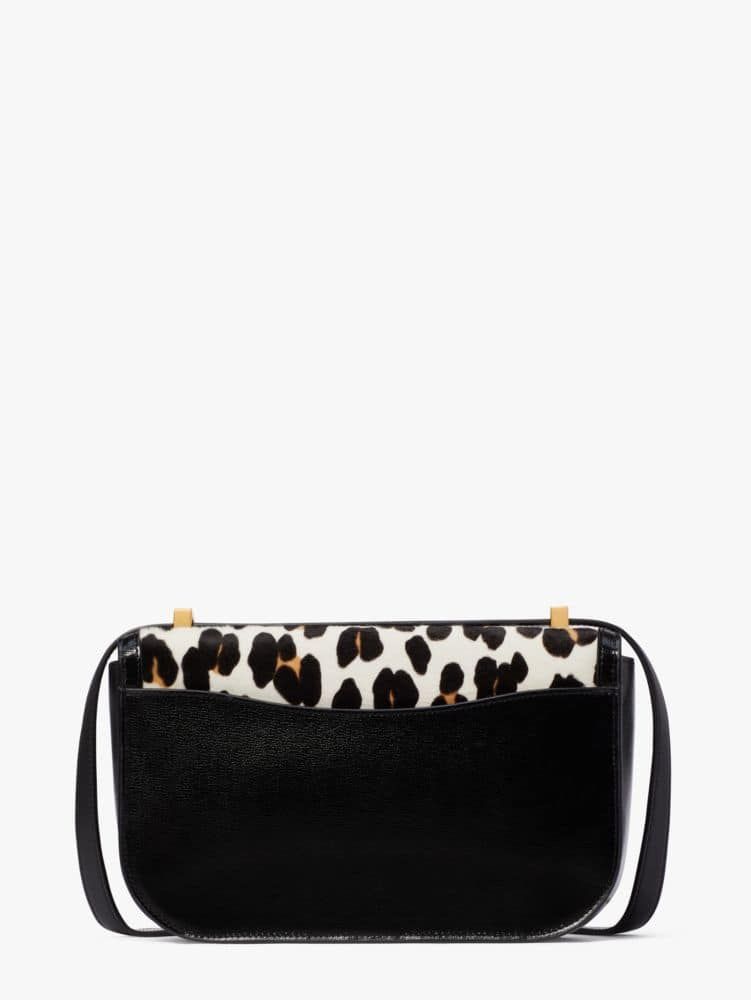 Katy Leopard Haircalf Medium Convertible Shoulder Bag