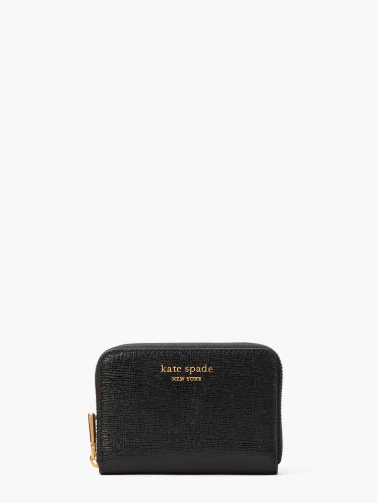 kate spade new york morgan croc-embossed wallet on chain