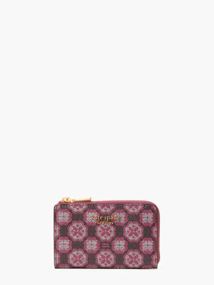 Kate Spade Spade Flower Monogram Coated Canvas Key Pouch | The Summit