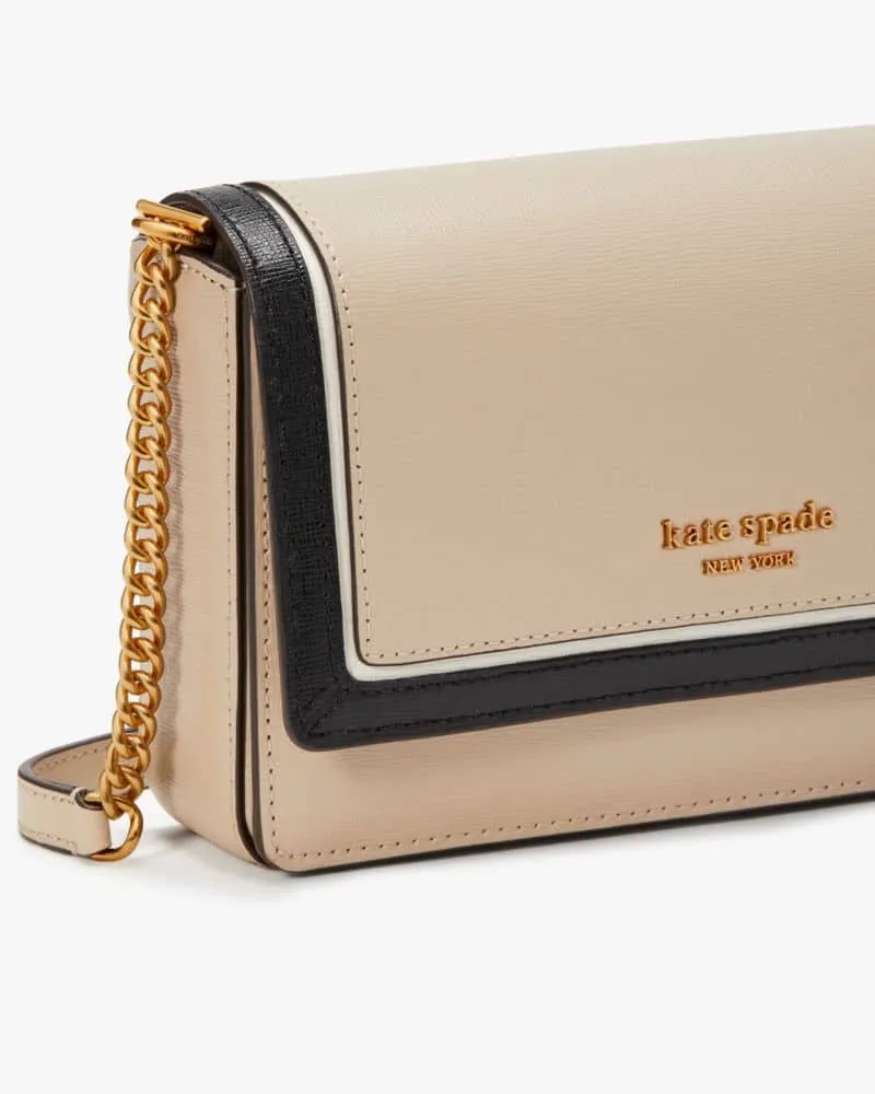 kate spade new york morgan leather wallet on a chain