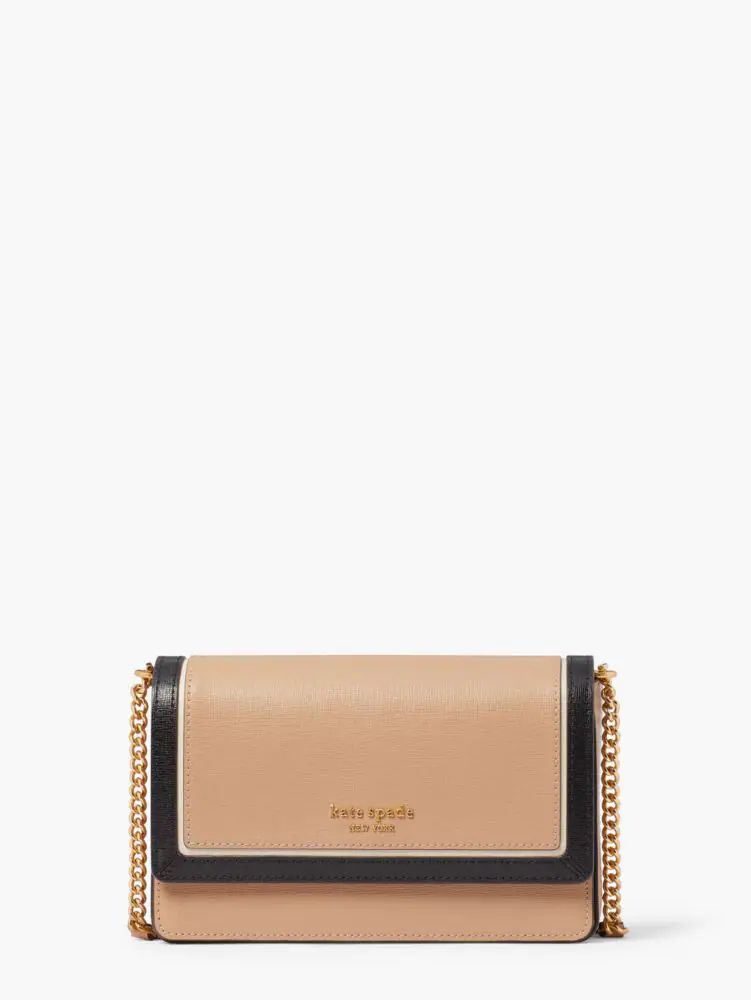 Kate Spade Morgan Colorblocked Flap Chain Wallet | The Summit