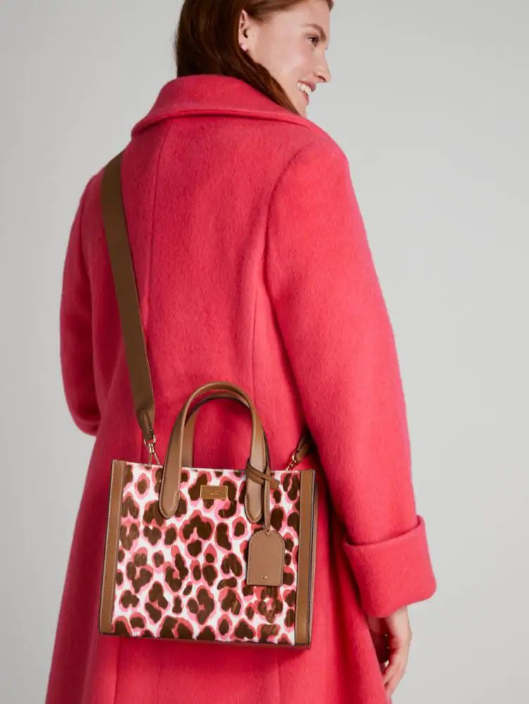 Kate Spade Large Manhattan Lady Leopard Tote Bag