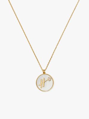 Zodiac In The Stars Mother Of Pearl Pendant