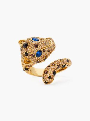Fierce Leopard Wrap Ring