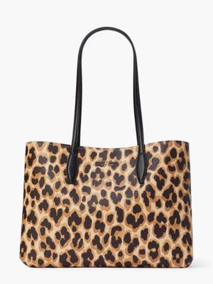 All Day Lovely Leopard Large Tote