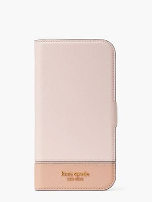 Morgan Colorblock iPhone Pro Max Magnetic Wrap Folio Case